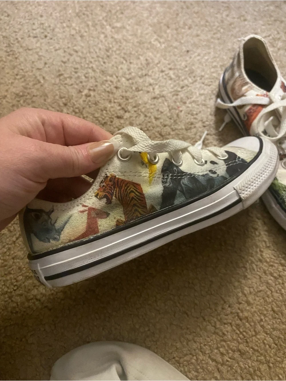 Converse- safari theme- youth 2- EUC